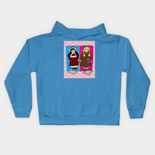 Colorful Retro Doll Kids Hoodie